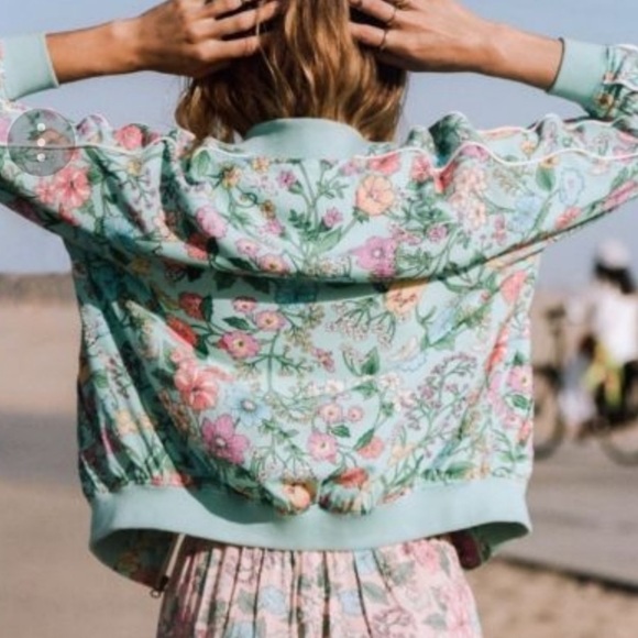 NWT  🥑🌺 Spell Sayulita bomber jacket XS ✌🏻 - Picture 9 of 15